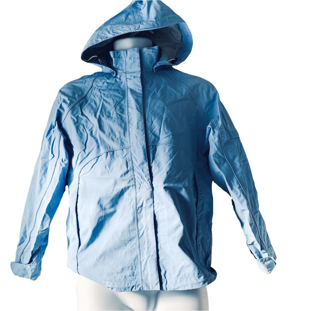 🇫🇷 AIGLE baby blue rain jacket size EUR12